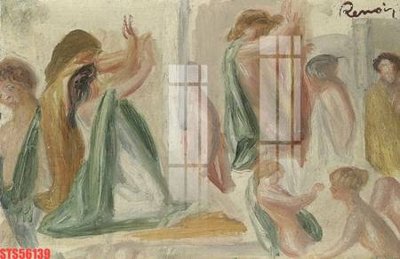 File tranh Tranh sơn dầu phương tây tổng hợp STS56139 (gốc) chủ đề trẻ em