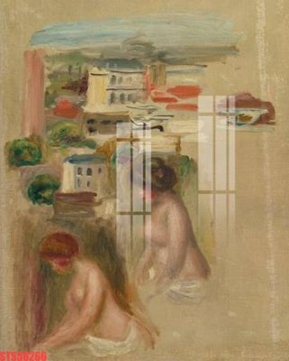 Download file Tranh sơn dầu phương tây tổng hợp STS56266 (gốc) in mica bàn thờ