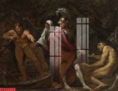 File gốc Tranh sơn dầu phương tây tổng hợp STS56809 (in tráng gương) hiện đại