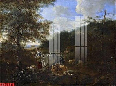 Tải file tranh gốc Tranh sơn dầu phương tây tổng hợp STS56818 chất lượng cao