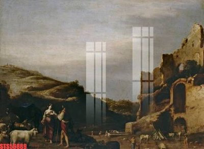 Tải file gốc in lụa Tranh sơn dầu phương tây tổng hợp STS56889 siêu nét