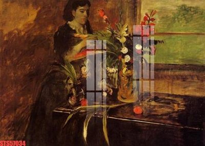 File in trần Tranh sơn dầu phương tây tổng hợp STS57034 (bản gốc) mây trời