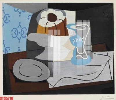 File gốc Tranh sơn dầu phương tây tổng hợp STS5710 (in lụa) hoa văn cổ điển