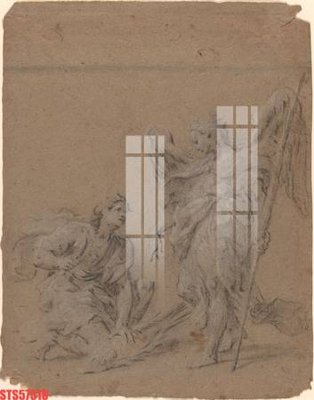 File tranh gốc in trần nhà Tranh sơn dầu phương tây tổng hợp STS57318 3D