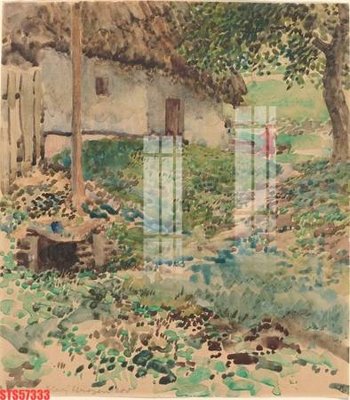 Hình ảnh file gốc in trần nhà Tranh sơn dầu phương tây tổng hợp STS57333