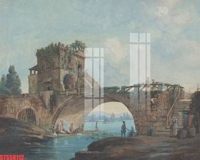 File gốc Tranh sơn dầu phương tây tổng hợp STS58112 (in tráng gương) hiện đại