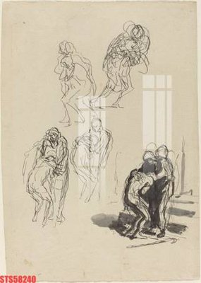 File tranh Tranh sơn dầu phương tây tổng hợp STS58240 (gốc) phong cách tối giản