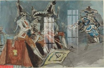 Ảnh gốc Tranh sơn dầu phương tây tổng hợp STS58524 (nét căng) in mica