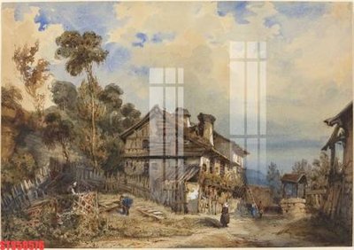 File gốc Tranh sơn dầu phương tây tổng hợp STS58576 (in lụa) họa tiết 3D