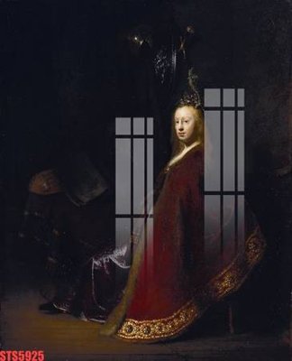 Chi tiết file gốc Tranh sơn dầu phương tây tổng hợp STS5925 (cho in tráng gương)