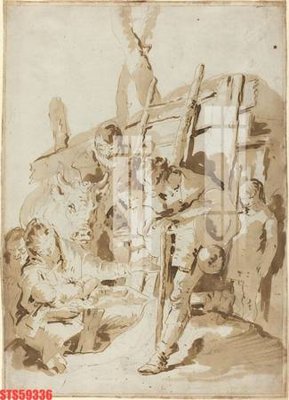 Tải file Tranh sơn dầu phương tây tổng hợp STS59336 (gốc) in ấn chất lượng