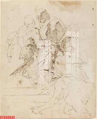 File gốc Tranh sơn dầu phương tây tổng hợp STS59341 (in lụa) tranh phong thủy