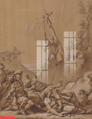 File gốc Tranh sơn dầu phương tây tổng hợp STS59381 (in lụa) hoa văn cổ điển