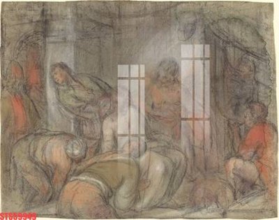 Download file tranh Tranh sơn dầu phương tây tổng hợp STS59949 (file gốc PSD)