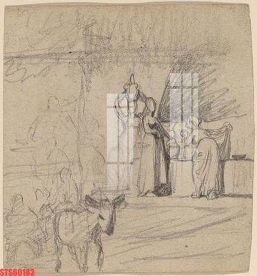 Ảnh gốc Tranh sơn dầu phương tây tổng hợp STS60183 (độ nét cao) in mica