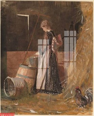 File gốc Tranh sơn dầu phương tây tổng hợp STS60267 (cho in UV) siêu nét