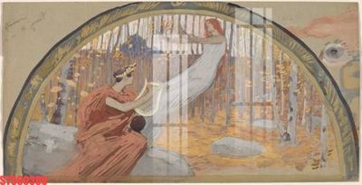 File gốc Tranh sơn dầu phương tây tổng hợp STS60388 (vector) cho in ấn