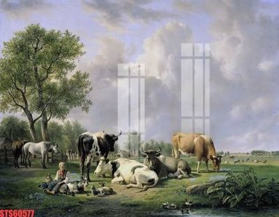 Tải file Tranh sơn dầu phương tây tổng hợp STS60577 (gốc) để in ấn ngay