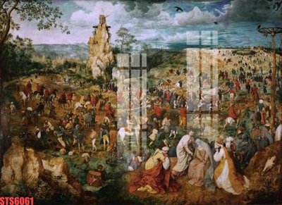 File tranh Tranh sơn dầu phương tây tổng hợp STS6061 (bản gốc) treo tường