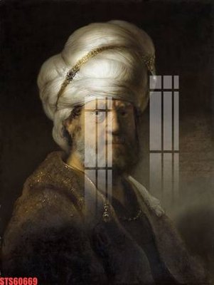 Ảnh gốc Tranh sơn dầu phương tây tổng hợp STS60669 (độ nét cao) in tráng gương