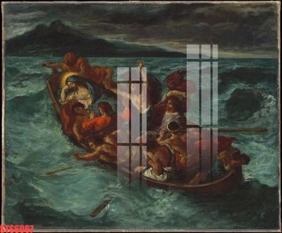 File ảnh Tranh sơn dầu phương tây tổng hợp STS6067 (gốc) in PP, decal