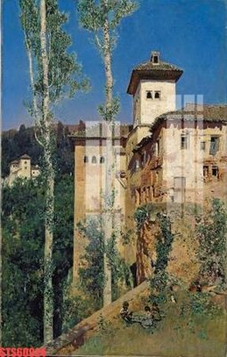 Ảnh gốc Tranh sơn dầu phương tây tổng hợp STS60924 (nét căng) in mica