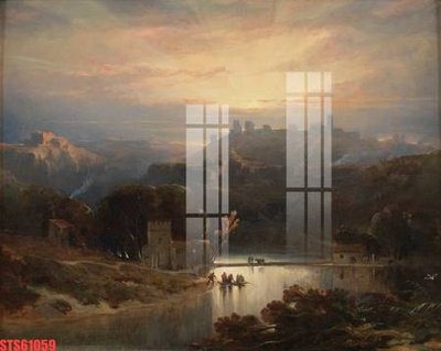 File gốc Tranh sơn dầu phương tây tổng hợp STS61059 (chuẩn CMYK) cho nhà in