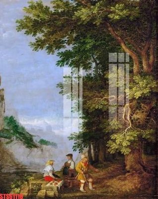 File ảnh Tranh sơn dầu phương tây tổng hợp STS61118 (gốc) dùng in Pano