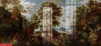 File gốc Tranh sơn dầu phương tây tổng hợp STS61130 (ảnh chi tiết) để in trần