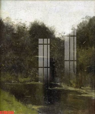 File gốc Tranh sơn dầu phương tây tổng hợp STS61155 (in lụa) trang trí tường