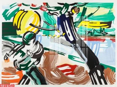 File gốc Tranh sơn dầu phương tây tổng hợp STS61540 (in lụa) họa tiết 3D