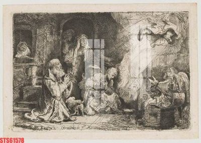 Download file Tranh sơn dầu phương tây tổng hợp STS61578 (gốc) in mica bàn thờ