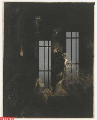 File in trần Tranh sơn dầu phương tây tổng hợp STS61734 (bản gốc) mây trời