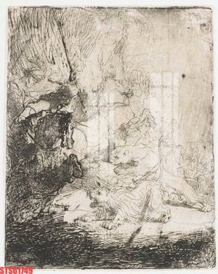 File in trần Tranh sơn dầu phương tây tổng hợp STS61749 (bản gốc) mây trời