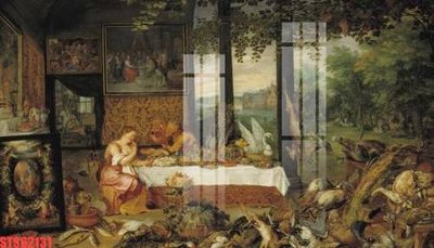 File gốc Tranh sơn dầu phương tây tổng hợp STS62131 (ảnh chi tiết) để in trần