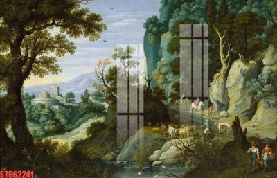 File PSD Tranh sơn dầu phương tây tổng hợp STS62241 (bản gốc) cho nhà in