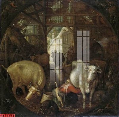 File tranh Tranh sơn dầu phương tây tổng hợp STS62531 (gốc) in backlit film