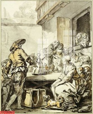 File tranh Tranh sơn dầu phương tây tổng hợp STS62533 (ảnh gốc) in trần 3D