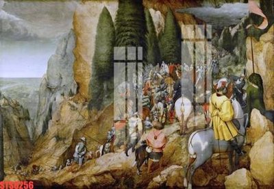 File tranh Tranh sơn dầu phương tây tổng hợp STS6256 (gốc) in vải canvas