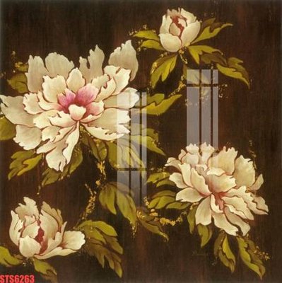 File in trần Tranh sơn dầu phương tây tổng hợp STS6263 (bản gốc) hoa văn