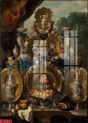 File gốc in ấn Tranh sơn dầu phương tây tổng hợp STS627 (sẵn sàng tải về)