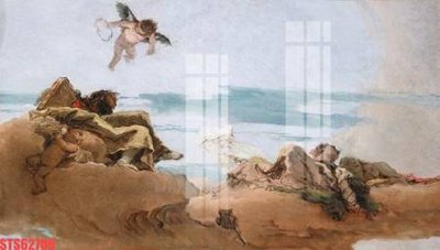 Tải file tranh Tranh sơn dầu phương tây tổng hợp STS62709 (gốc) tại Filetranh.com