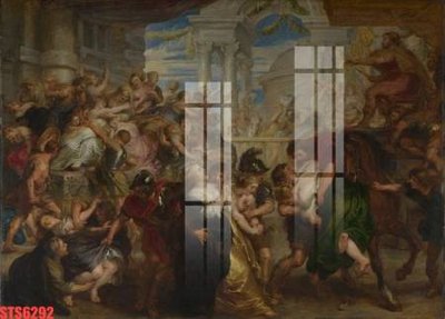 File PSD Tranh sơn dầu phương tây tổng hợp STS6292 (nguyên gốc) chất lượng cao