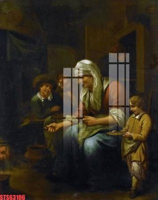 File ảnh Tranh sơn dầu phương tây tổng hợp STS63106 (gốc) in decal dán tường