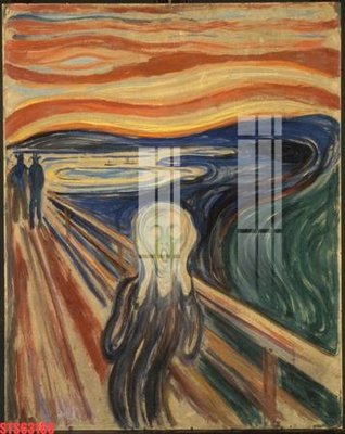 File in mica Tranh sơn dầu phương tây tổng hợp STS63165 (bản gốc) làm vách ngăn