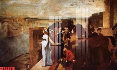 File PSD Tranh sơn dầu phương tây tổng hợp STS63318 (gốc) cho in quảng cáo