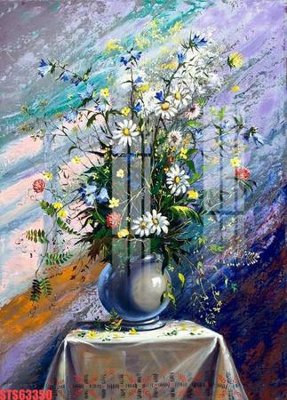 File tranh Tranh sơn dầu phương tây tổng hợp STS63350 (ảnh gốc) in trần xuyên sáng