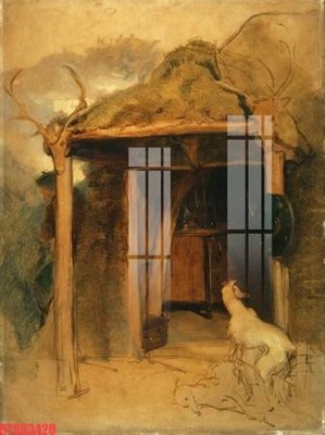 Download file Tranh sơn dầu phương tây tổng hợp STS63420 (gốc) in mica đèn LED