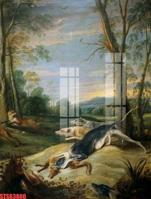 File gốc Tranh sơn dầu phương tây tổng hợp STS63800 (in tráng gương) ốp tường