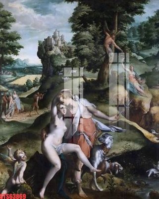 Ảnh gốc Tranh sơn dầu phương tây tổng hợp STS63869 (siêu chi tiết) để in ấn